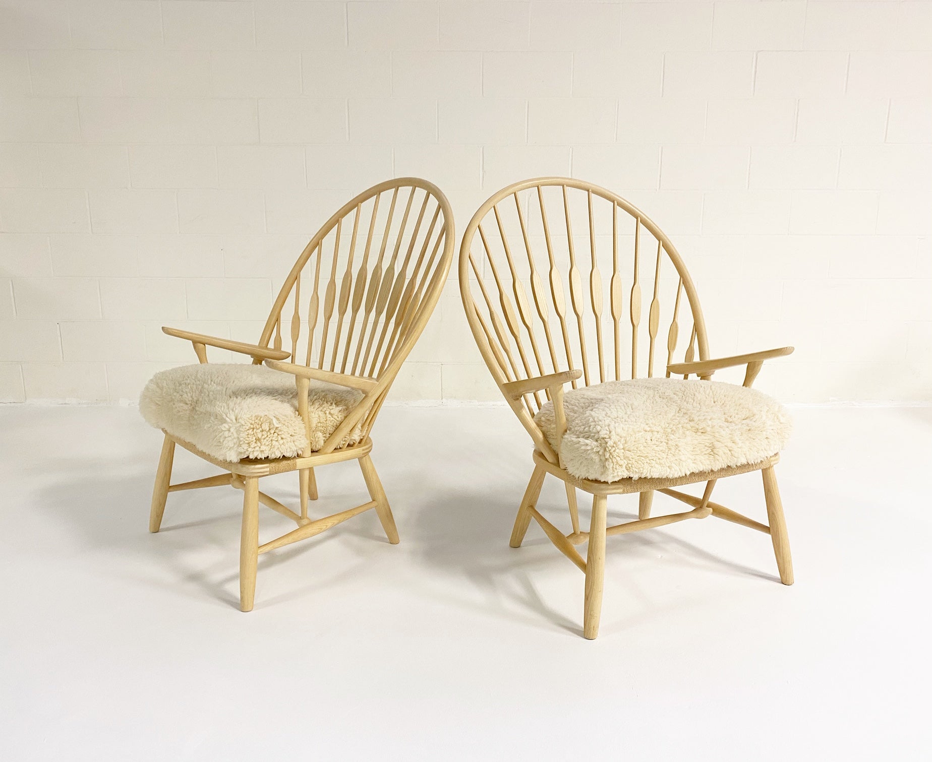 Peacock Lounge Chairs, pair - FORSYTH