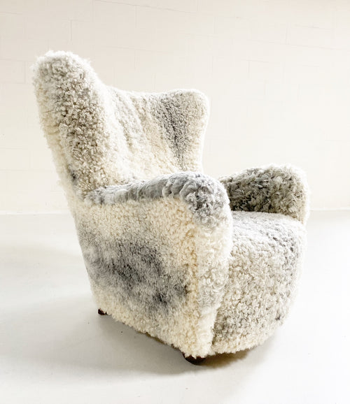 Lounge Chair in Gotland Sheepskin