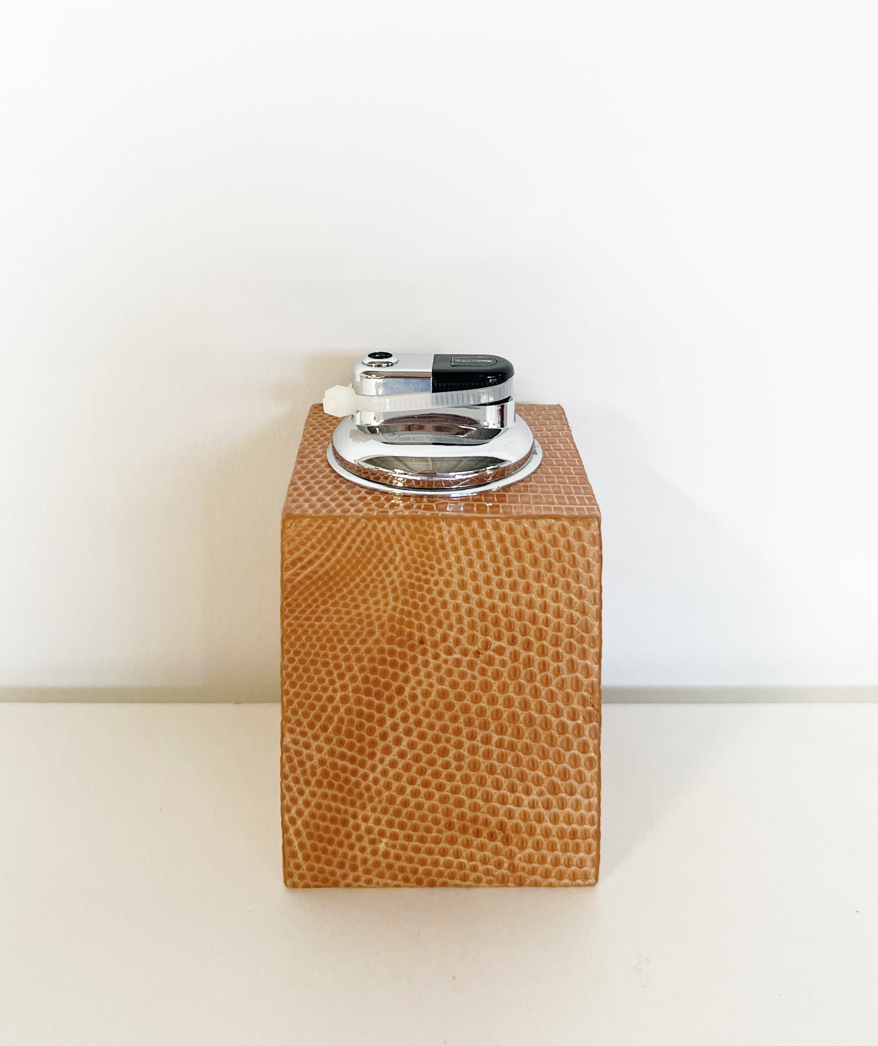 The Square Table Lighter in Lizard - Camel