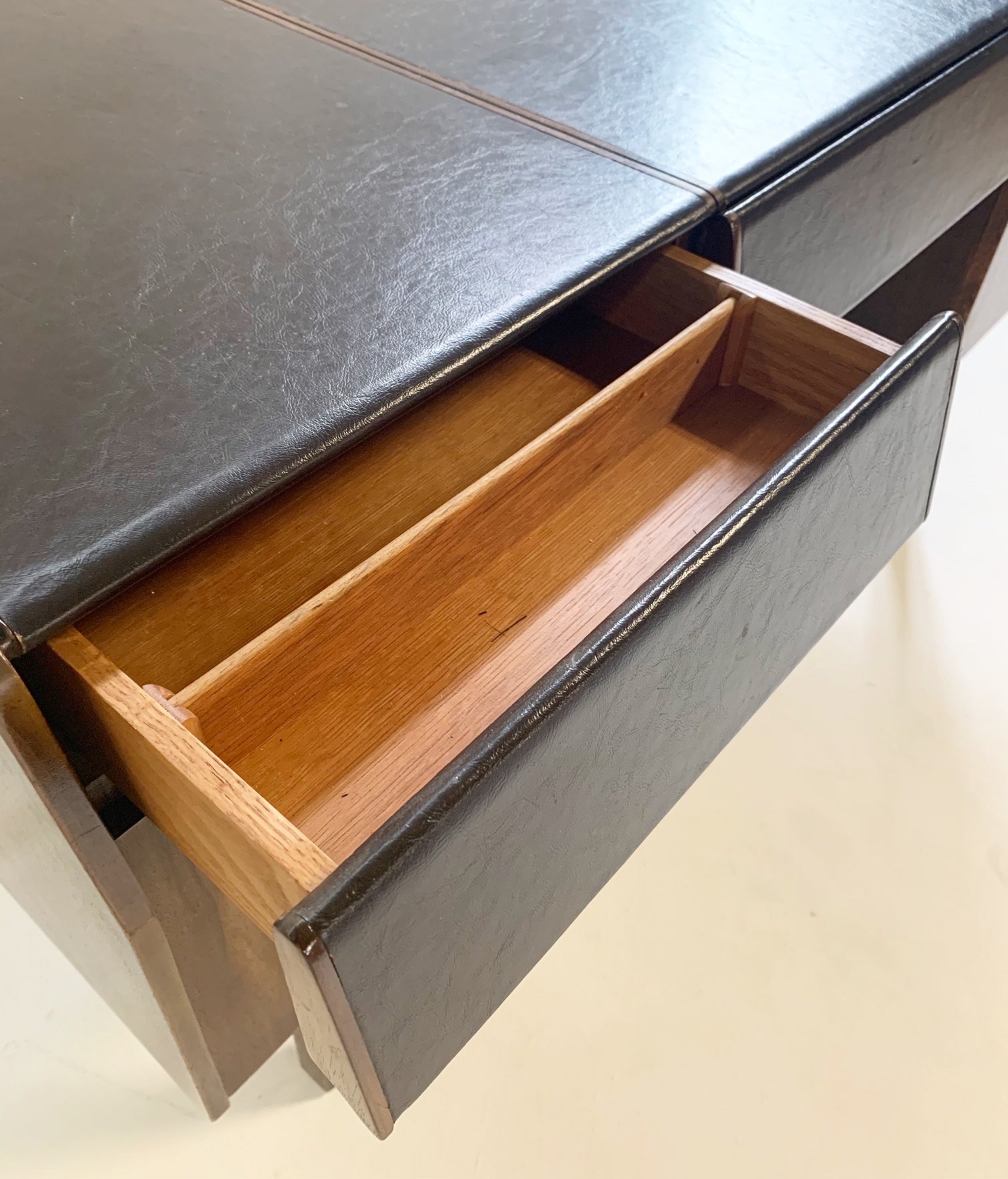 Leather Top and Walnut Desk - FORSYTH