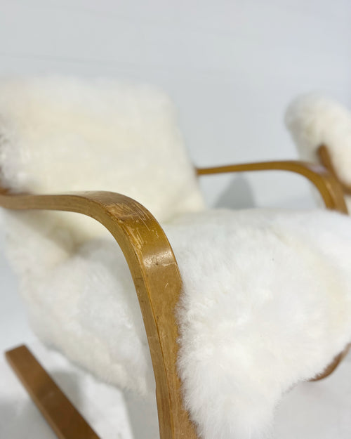 Model 34/402 Chairs in Cashmere Shearling