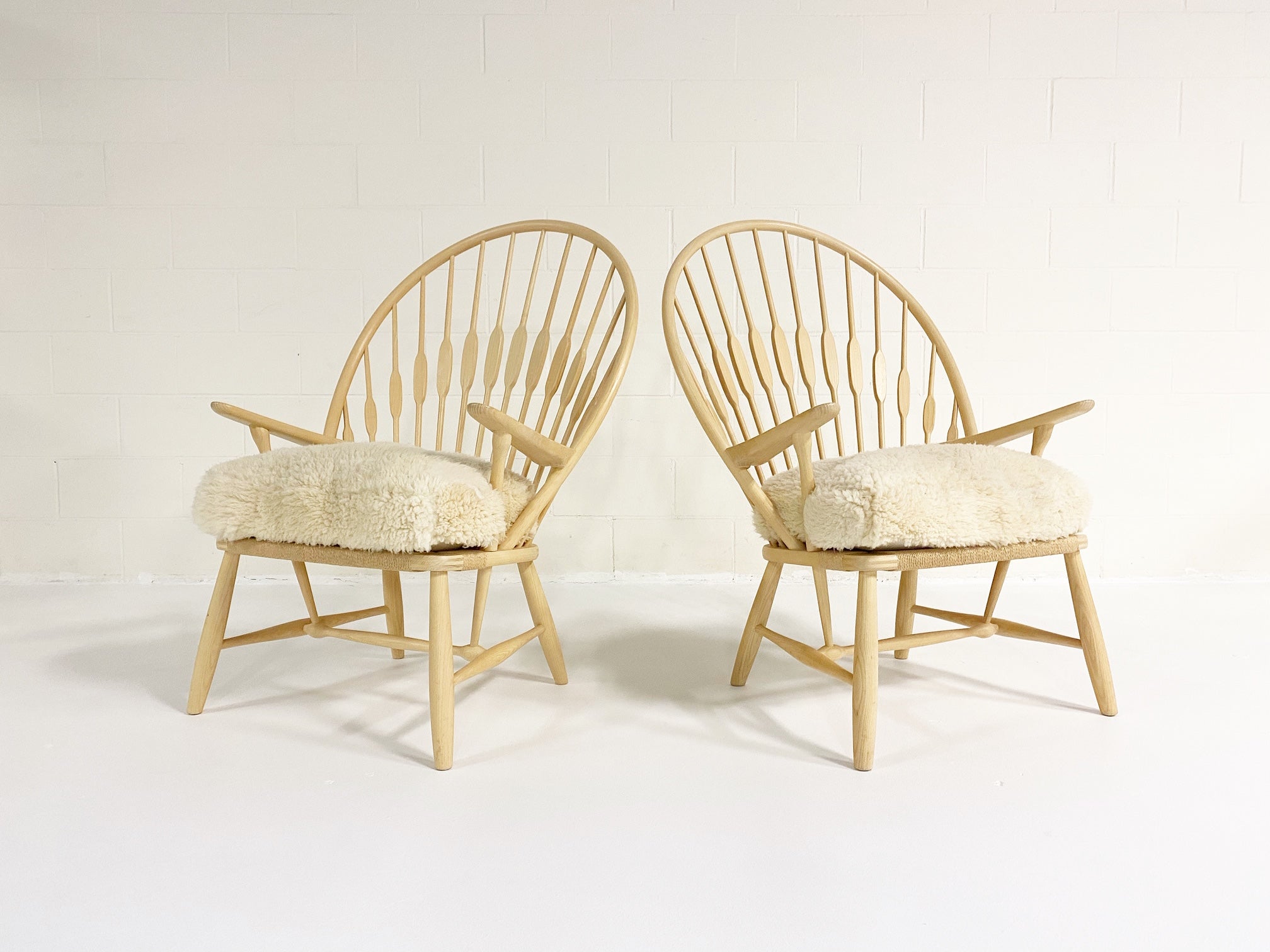 Peacock Lounge Chairs, pair - FORSYTH