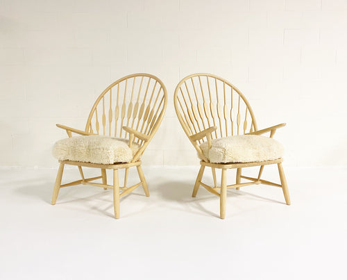 Peacock Lounge Chairs, pair - FORSYTH