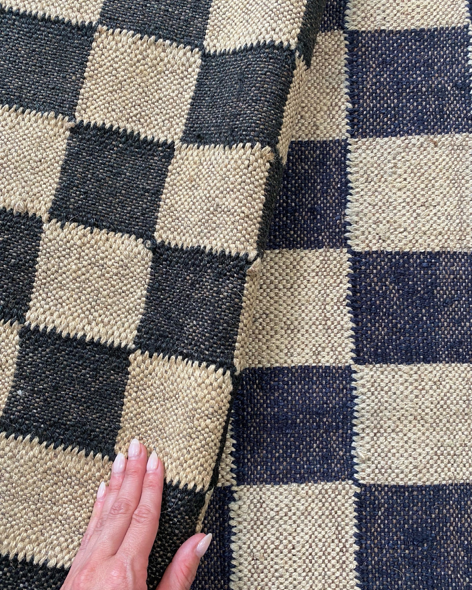 The Forsyth Checkerboard Rug - Marine