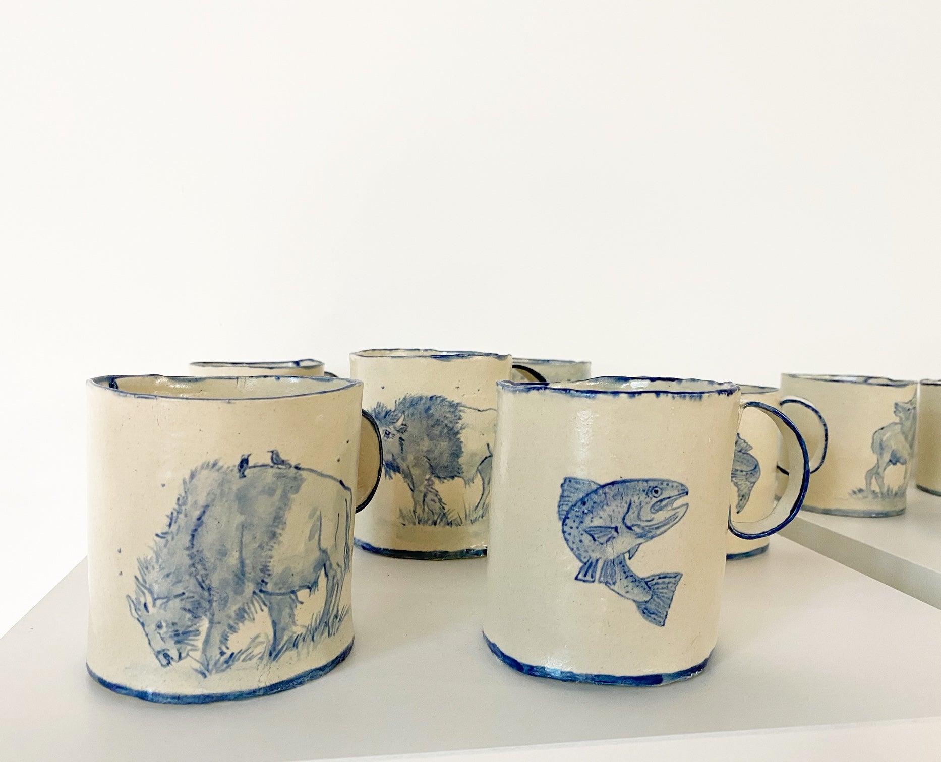 Set of 4 Mugs Commission