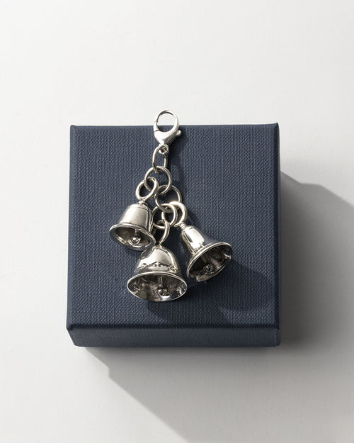 Three Bell Charm Keychain