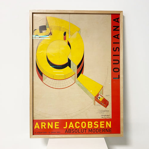 Arne Jacobsen Framed Exhibition Poster
