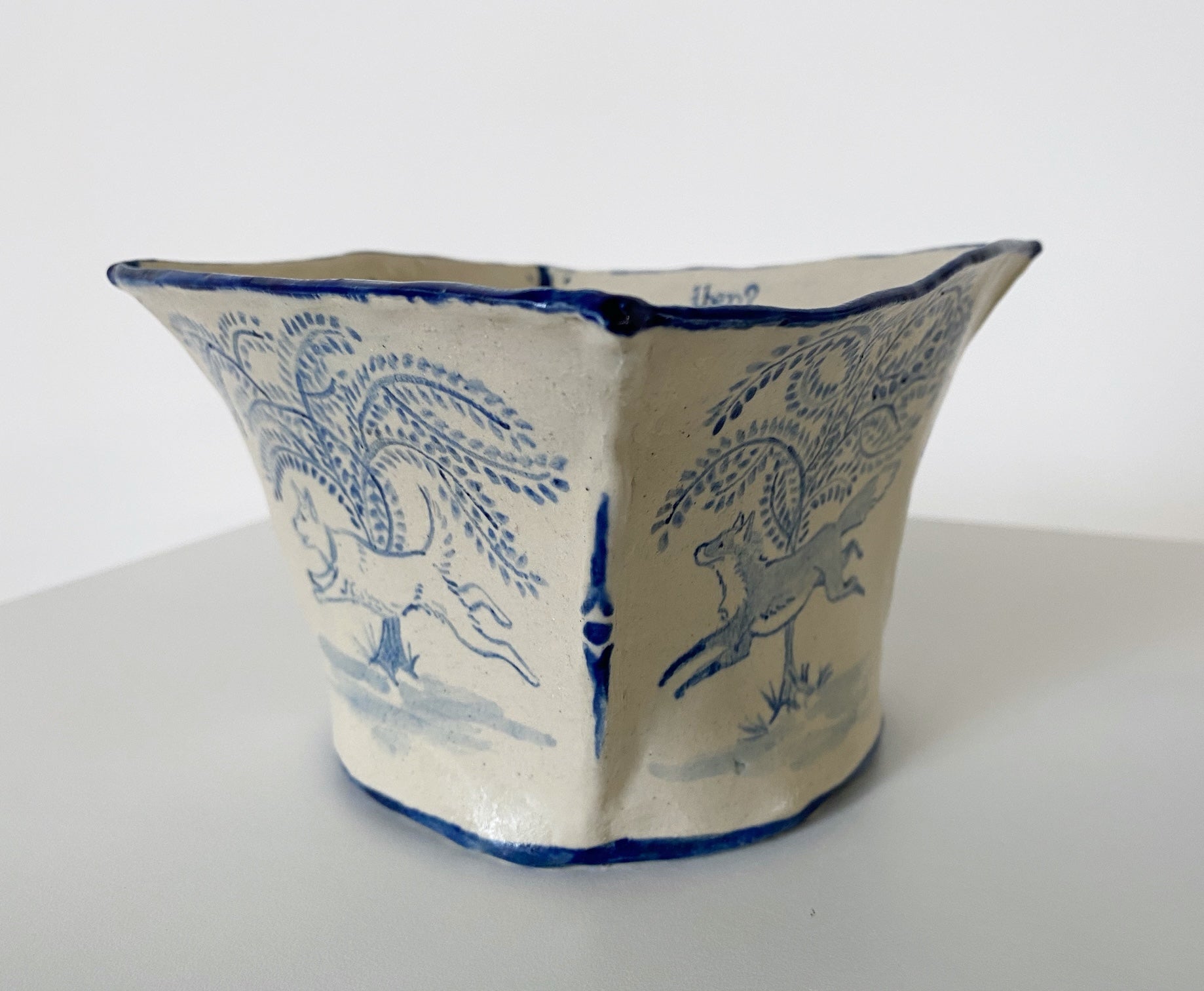 Who's Chasing Who Vase. - FORSYTH