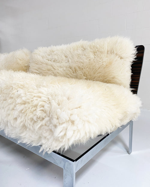 Words Chairs with California Sheepskin Cushions