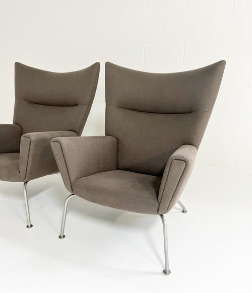 Model CH445 Wing Chairs, Pair