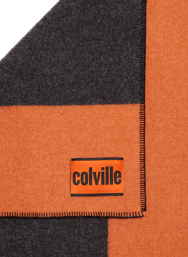 Stripe Wool Blanket - Orange