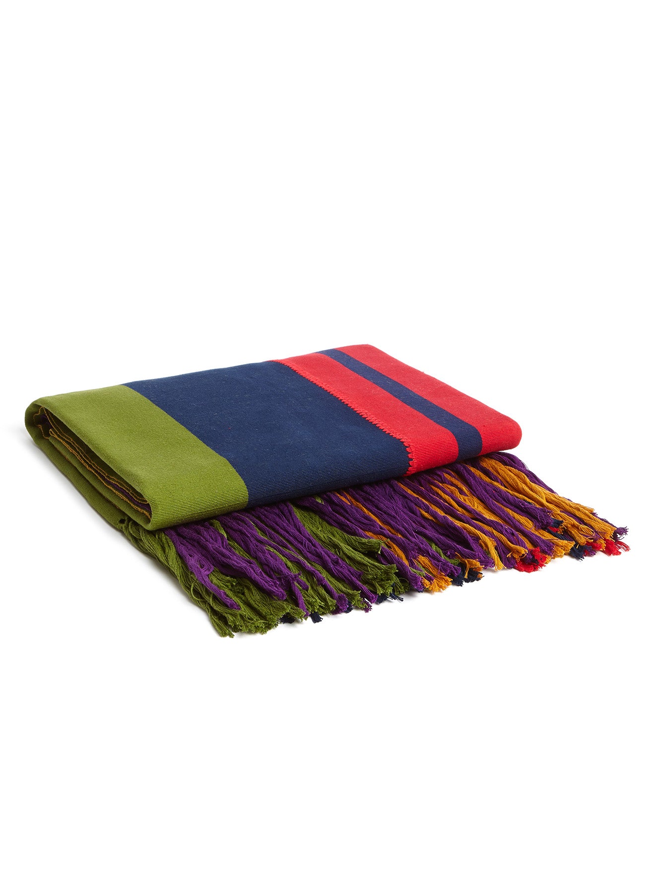 Cristobal Throw - Purple and Mustard