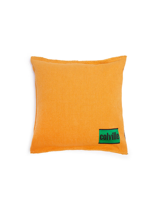 Bauhaus Cushion - Brown, Orange, and Lilac