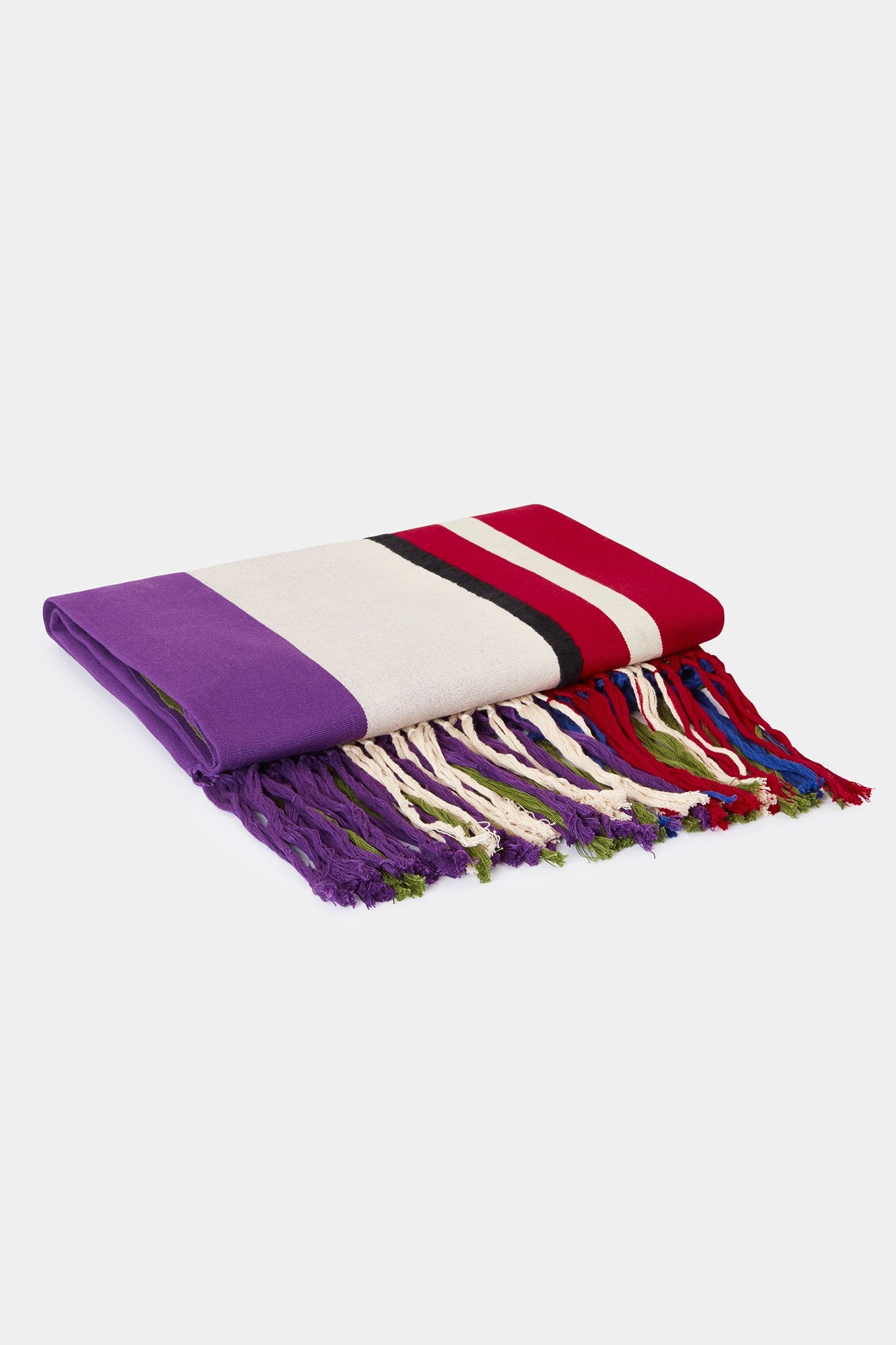 Cristobal Throw - Purple and Green