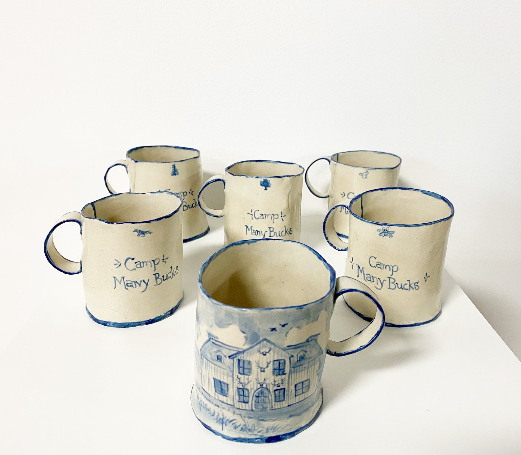 Set of 4 Mugs Commission