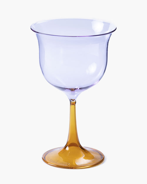 Cosimo Wine Glasses, Violet-Amber, set of 4