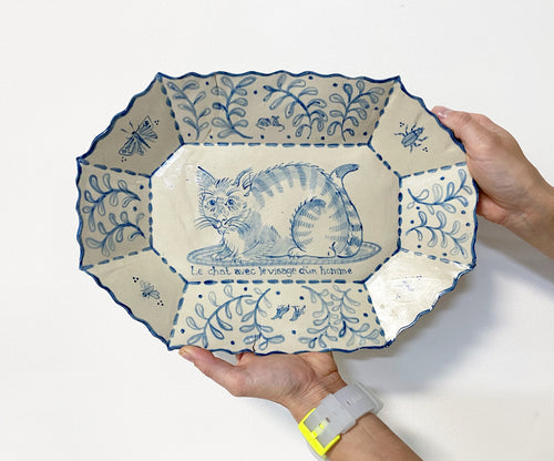The Cat With Face of a Man (Misadventures) Tray
