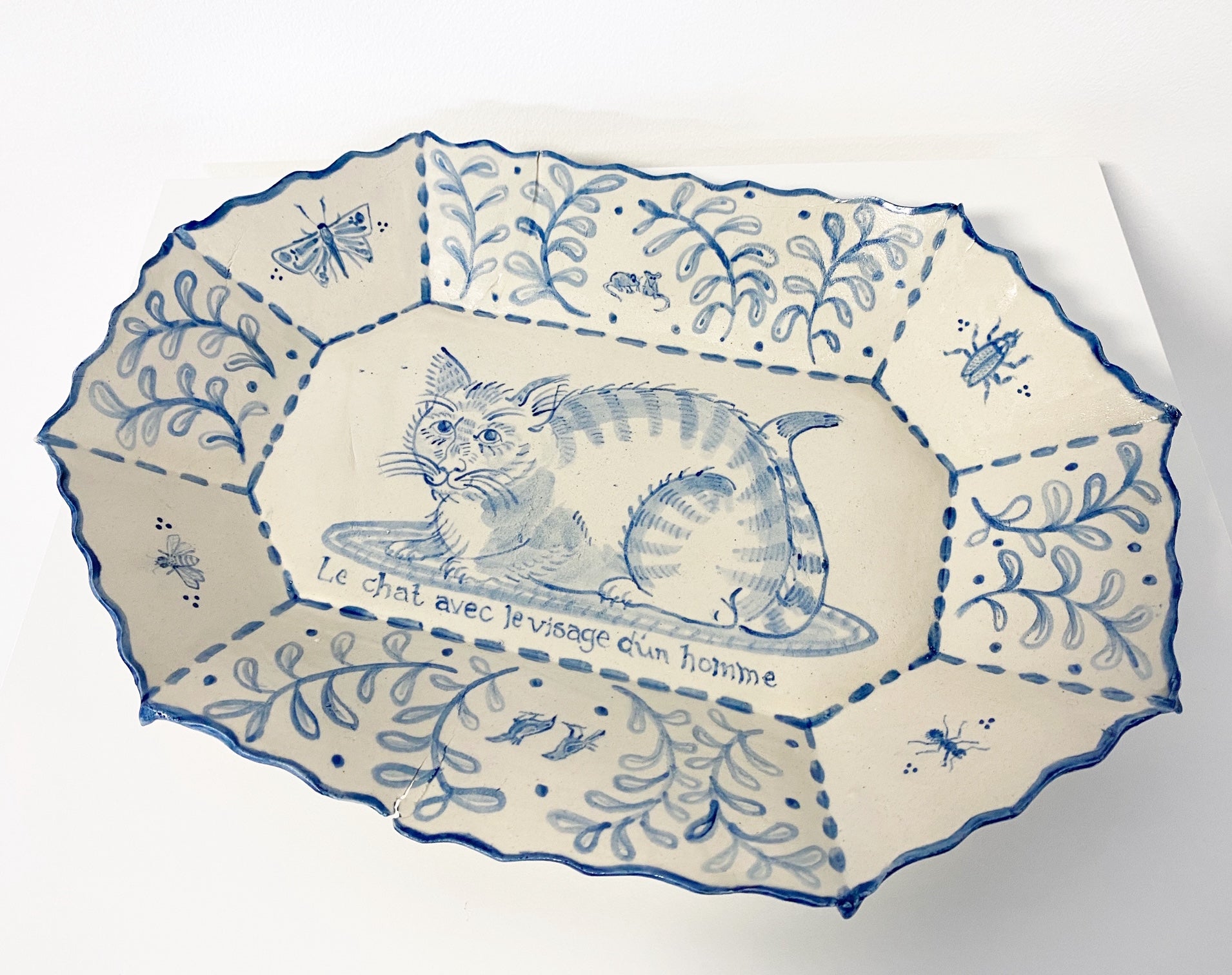 The Cat With Face of a Man (Misadventures) Tray