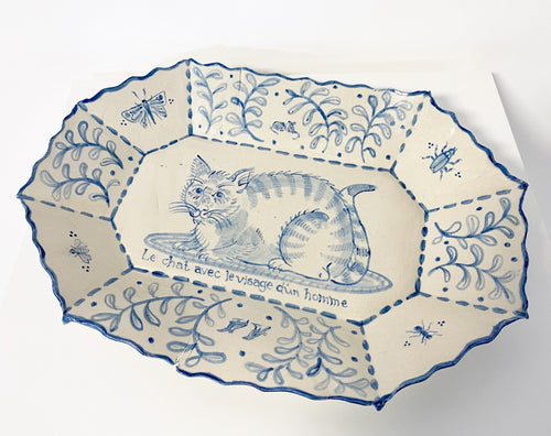 The Cat With Face of a Man (Misadventures) Tray