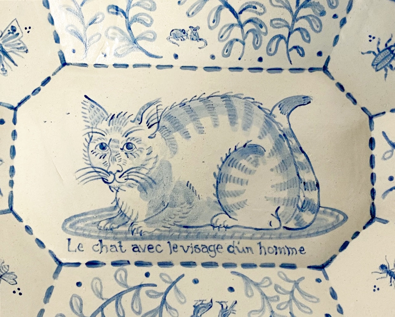 The Cat With Face of a Man (Misadventures) Tray