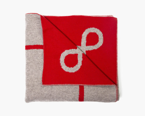 Crimson Cashmere Blanket