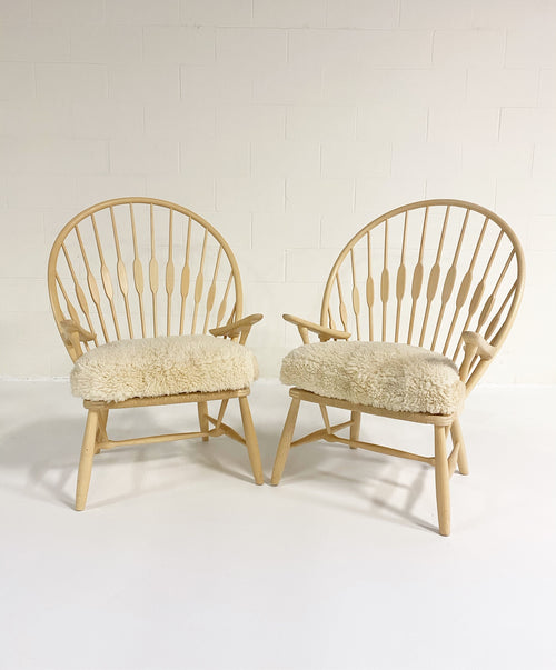 Peacock Lounge Chairs, pair - FORSYTH