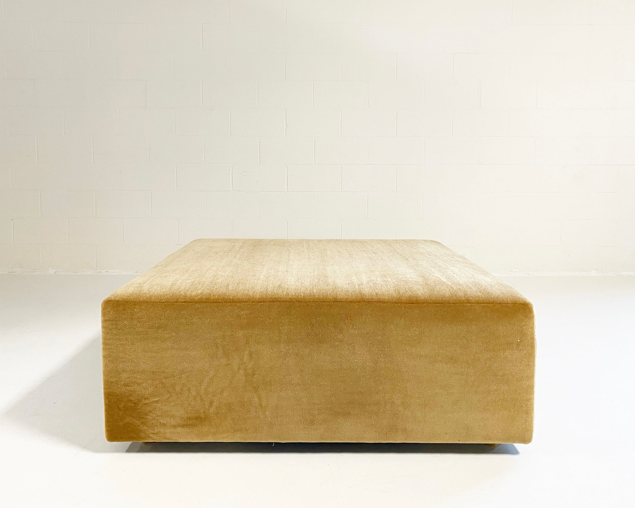 The Forsyth Ottoman in Pierre Frey Mohair - Multiple Sizes