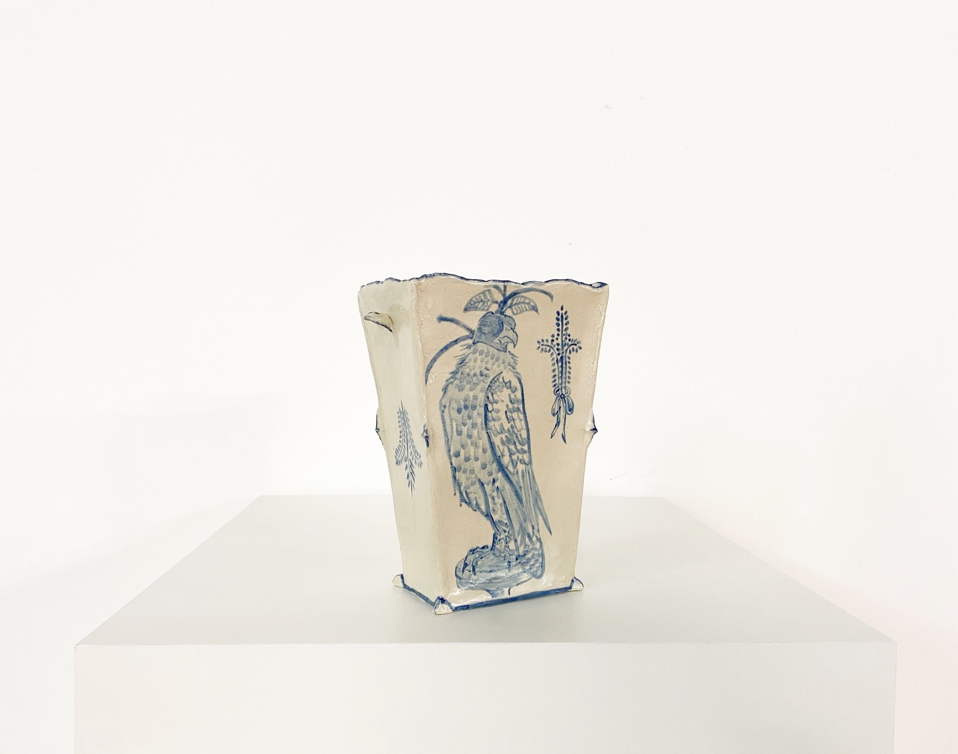 Blind Trust Hooded Falcon Vase