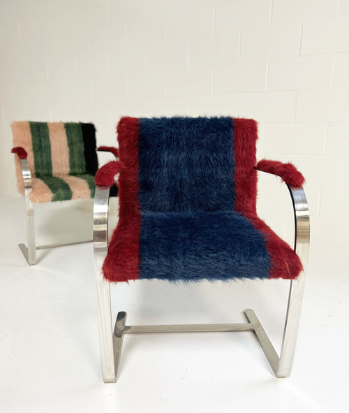 Brno Chairs in Colville Mohair, pair