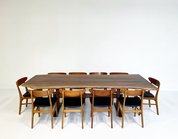 Walnut Trestle Dining Table