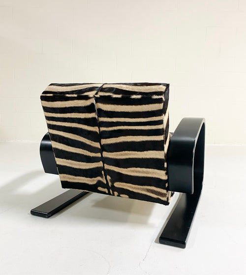 Model 400 "Tank" Lounge Chair in Zebra