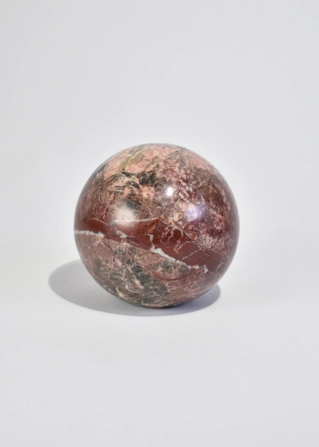 Sphere Bookend - Red Jasper