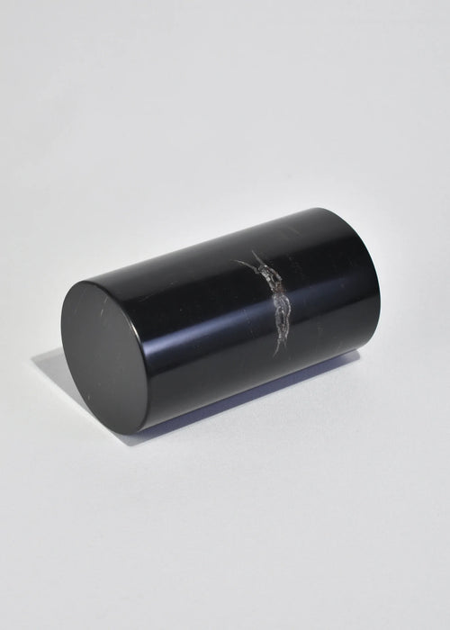 Cylinder Bookend - Black Onyx