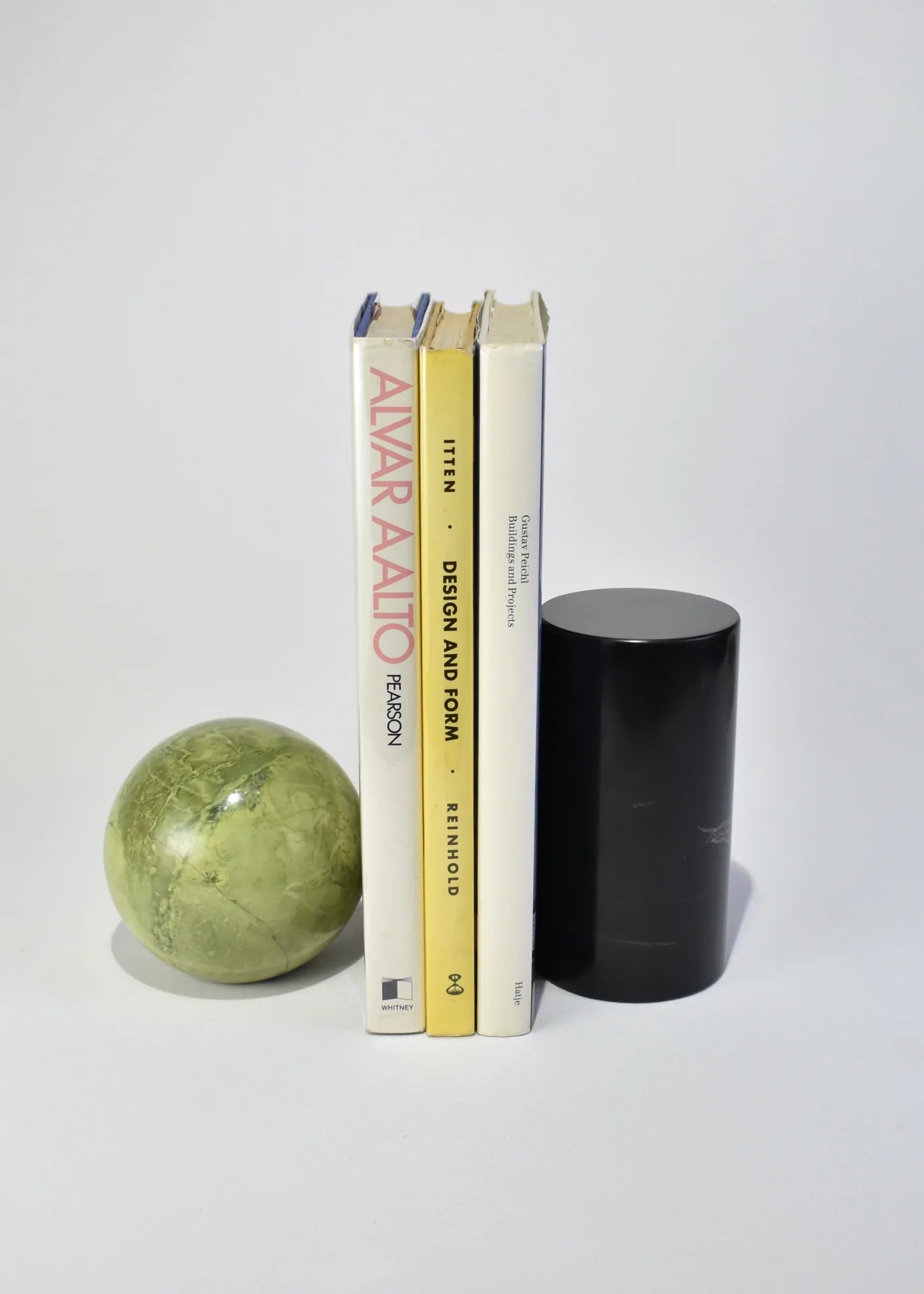 Sphere Bookend - Green Serpentine