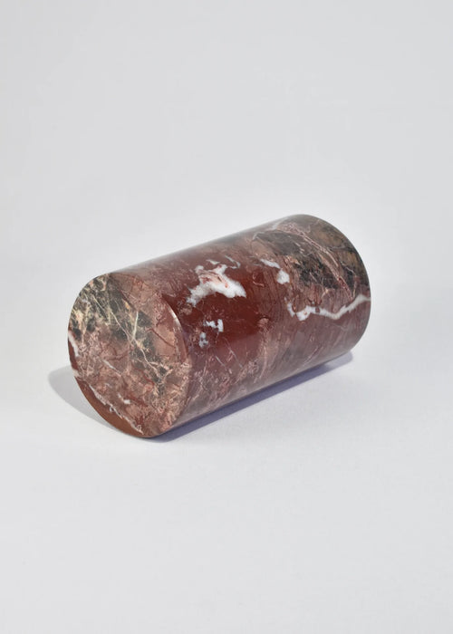 Cylinder Bookend - Red Jasper