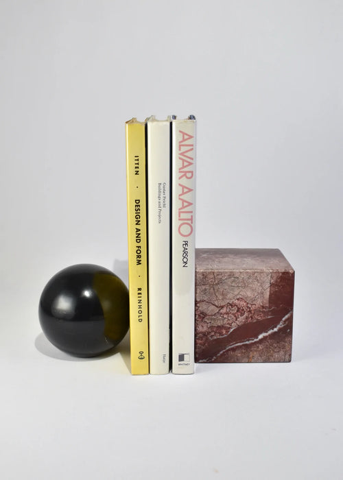 Sphere Bookend - Black Onyx