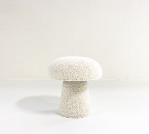 The Forsyth Mushroom Pouf in Boucle