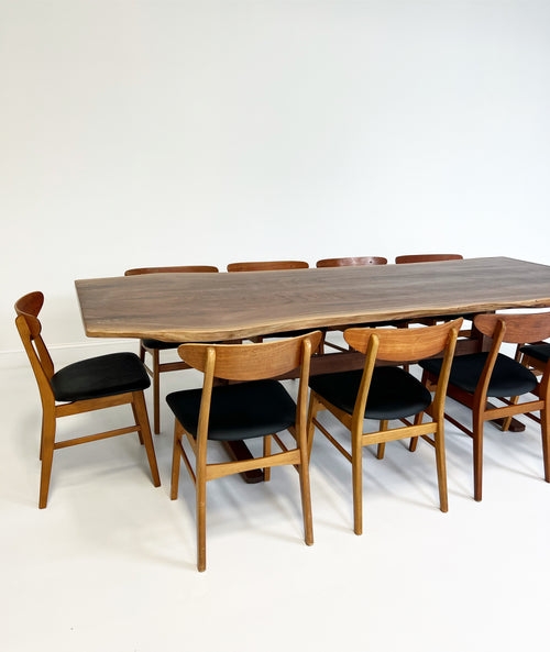 Walnut Trestle Dining Table