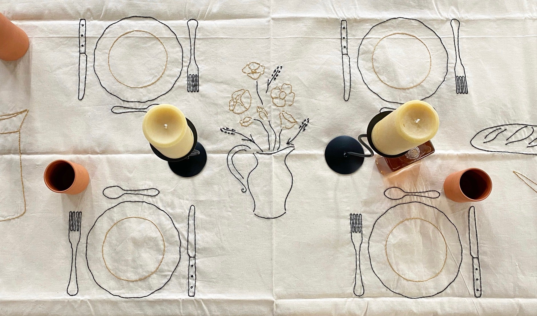 A House in the Country Tablecloth - Forsyth Exclusive