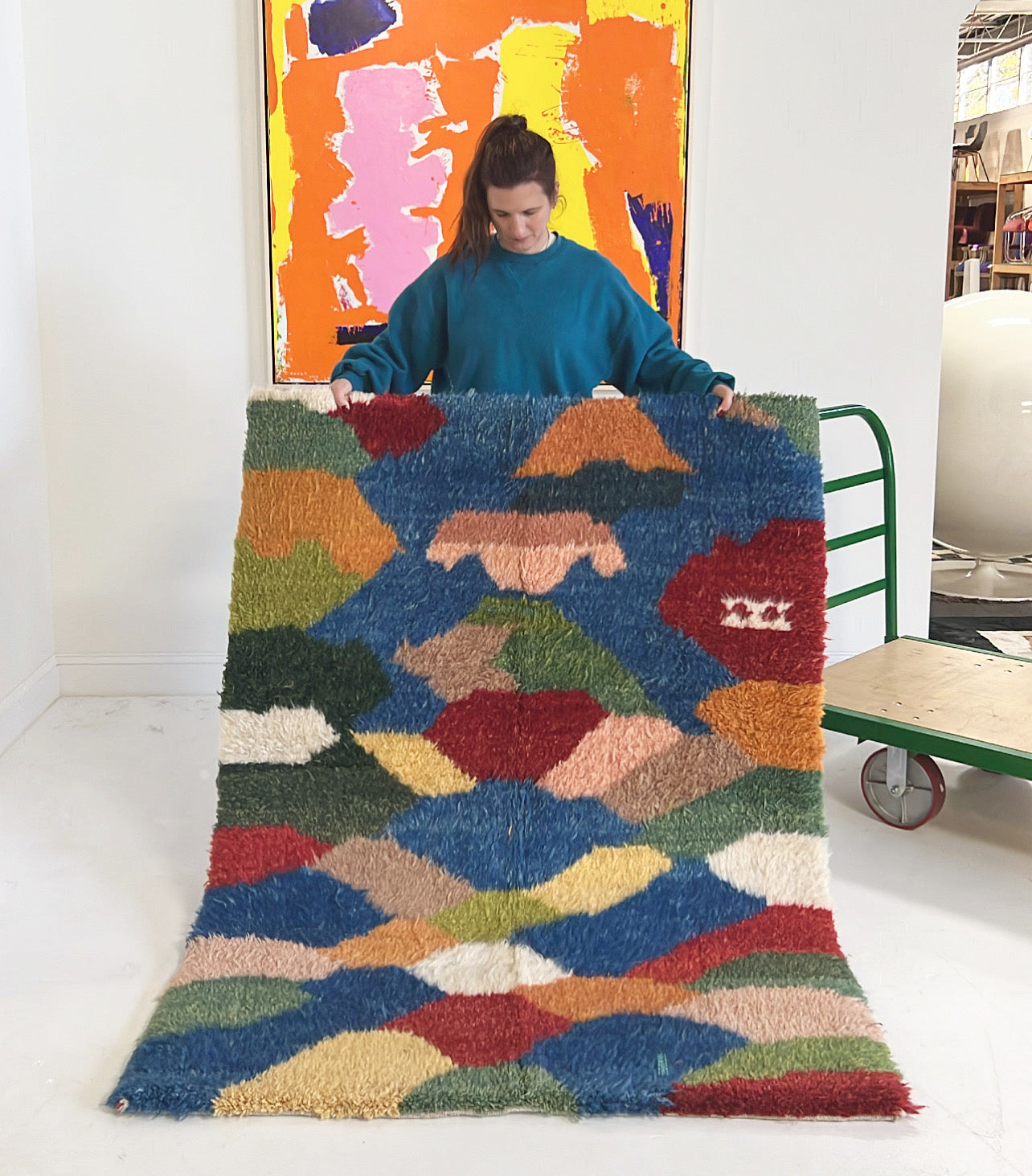 Vintage Gabbeh Rug No. 11