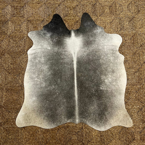 Brazilian Cowhide Rug, Salt and Pepper, No. 5