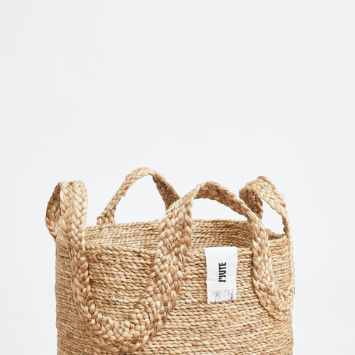 Ecole Tall Jute Basket