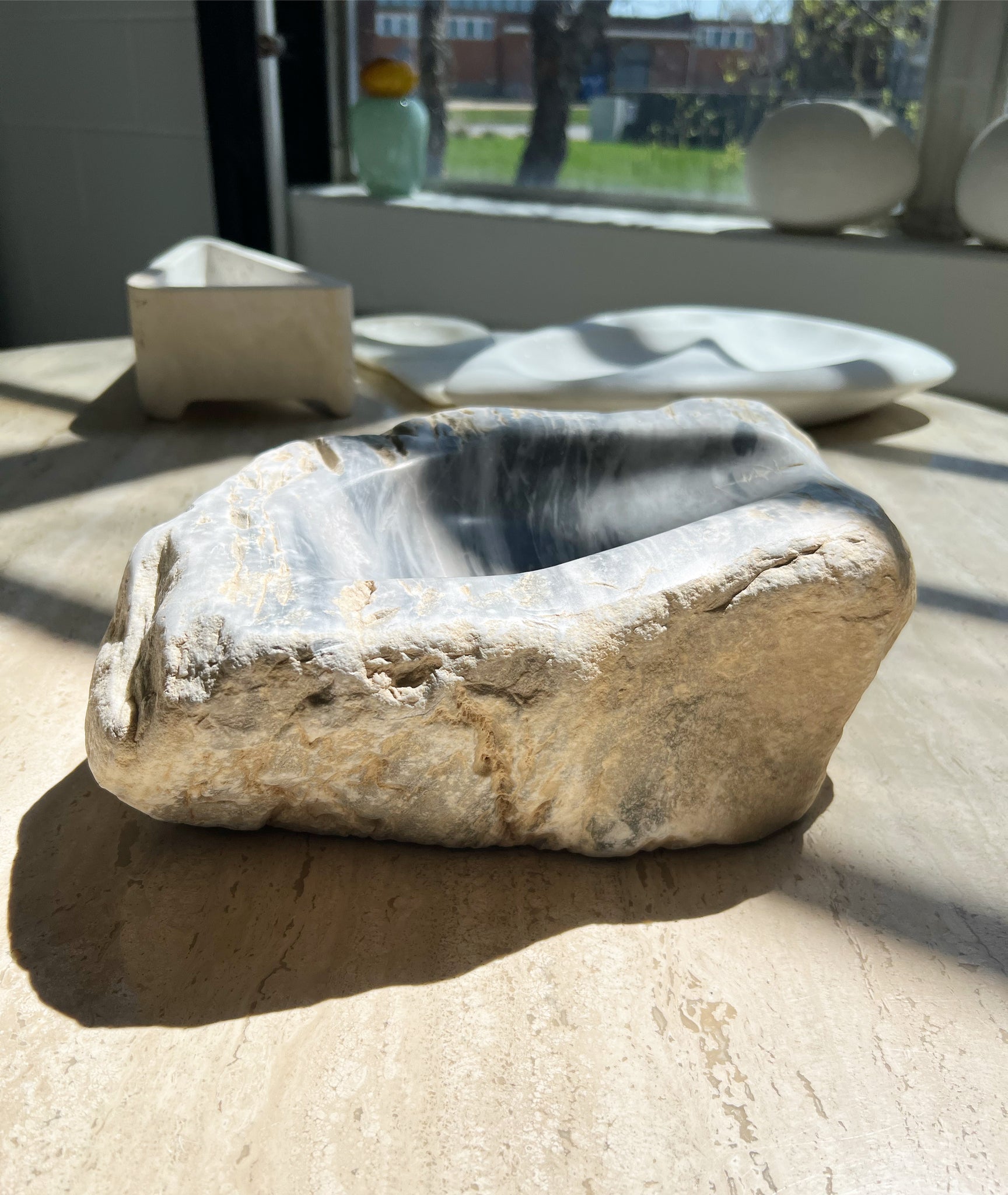 Carrara Marble Vessel