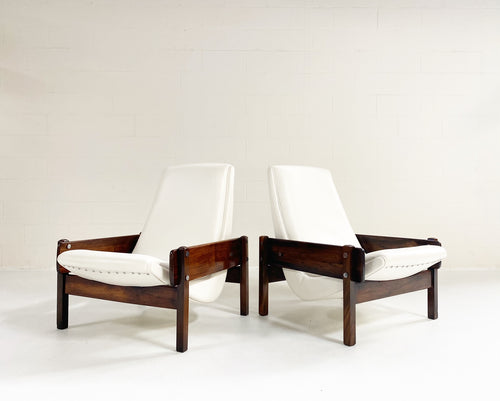 Vronka Chairs in Leather, Pair