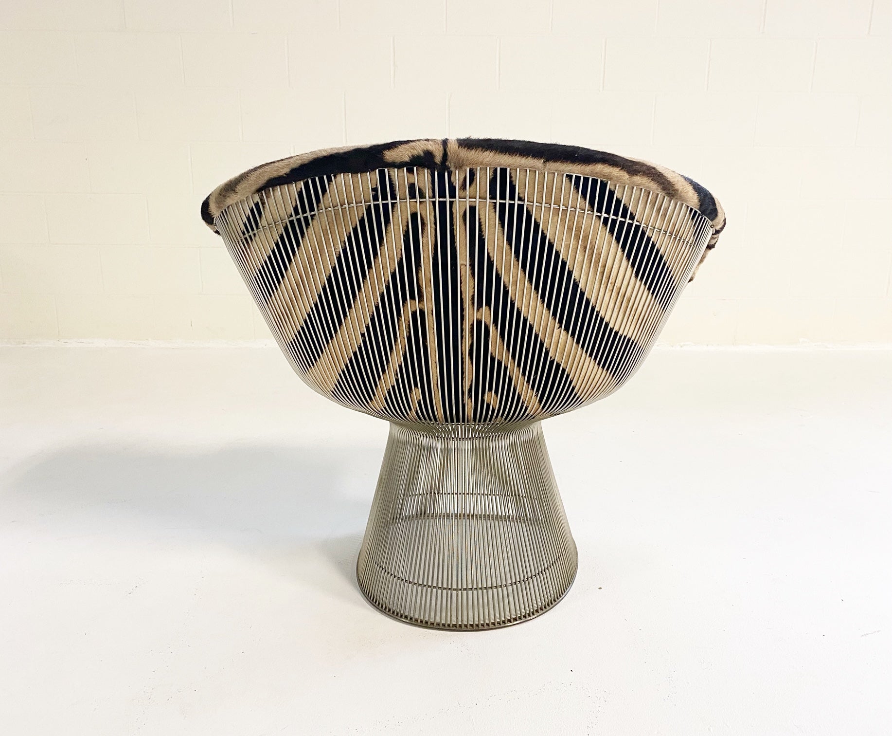 Lounge Chair in Zebra Hide - FORSYTH