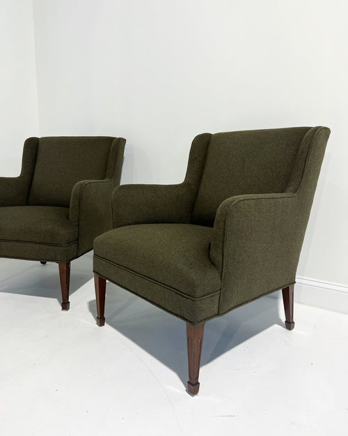 Armchairs in Loro Piana Cashmere Wool