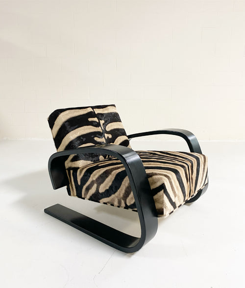 Model 400 "Tank" Lounge Chair in Zebra