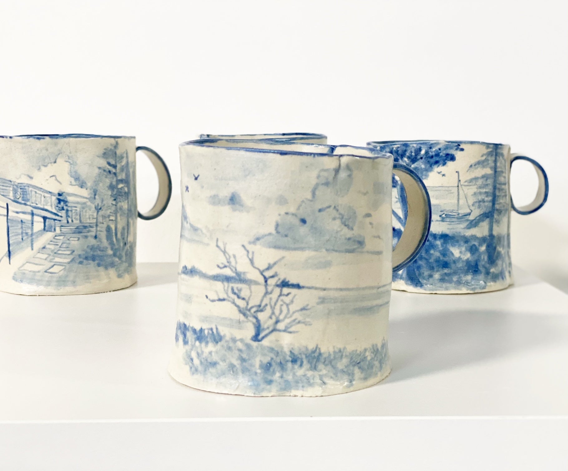 Set of 4 Mugs Commission