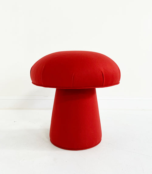 The Forsyth Mushroom Pouf in Loro Piana Cashmere