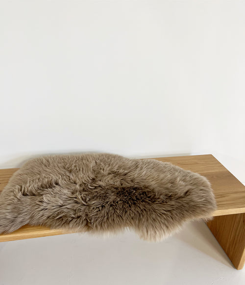 New Zealand Sheepskin Rug - Smokey Taupe